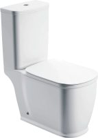 Унитаз-компакт напольный с бачком и сиденьем микролифт BelBagno Prado BB10150CP+BB10150T+BB10150SC безободковый