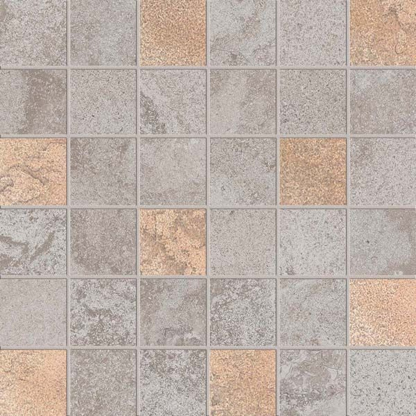 Мозаика ALPES RAW MOS.QUADR.GLAM GREY 30x30 от ABK Ceramiche (Италия)