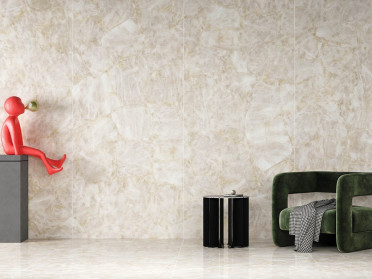 Керамогранит Crystal White Polished (6 мм) (MN043AP261206) 120x260 от Moreroom (Китай)