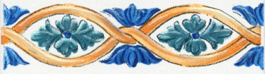 Настенный бордюр STG\A492\1146H Капри майолика 9.9x3 от Kerama Marazzi (Россия)