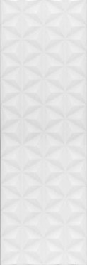 Настенная плитка Диагональ белый структура обрезной (12119R) 25x75 от Kerama Marazzi (Россия)