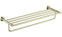 Полка для полотенец Aquatek Классик AQ4515PG полированное золото