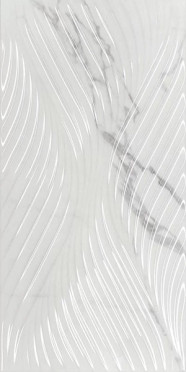 Настенная плитка Коррер белый глянцевый структура обрезной (11281R) 30x60x10 от Kerama Marazzi (Россия)