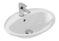 Раковина встраиваемая Cersanit Calla 55 S-UM-Cl/1-w белая