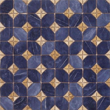 Керамогранит Iliada-PR Azul 43.5x43.5 от Vives Ceramica (Испания)
