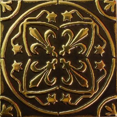 Декор BRONZO-25 вставка FLORENCE латунная 5x5 от BronzoDecor (Россия)