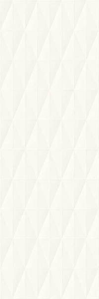 Настенная плитка Eclettica White Struttura Diamond 3D M1AA 40x120 от Marazzi Italy (Италия)