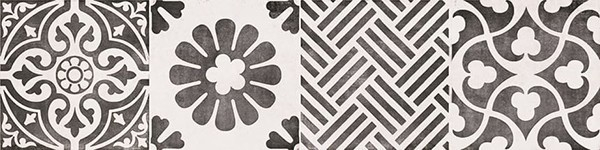 Бордюр Винтаж Вуд Белый 7303-0002 (6903-0042) 7.5x30 от Lasselsberger Ceramics (Россия)