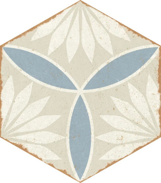 Керамогранит Kaleidoscope Blue MATT (ENPTR6037MT2225) 22x25x0.8 от Ennface (Индия)