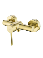 Смеситель для душа Aquatek Европа AQ1360BG шлифованное золото