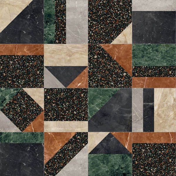 Керамогранит PLAY MARBLE BLACK (PF60005897) 20x20 от ABK Ceramiche (Италия)