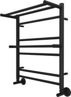 Полотенцесушитель водяной 500x600 Aquatek Альфа AQ RRP0760BL черный