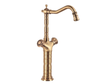 Смеситель кухонный + поворотный аэратор Bronze de Luxe Royal (21973K/1)