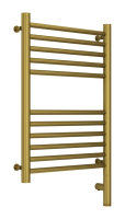Полотенцесушитель электрический 600х400 Сунержа Богема + прямая 051-5805-6040 латунь