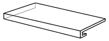 Угловая ступень MARMI SICILIANI Gradino Costa Retta SX Breccia Capraia Lap Ret левая 33x120xh3.2 от AVA Ceramica (Италия)