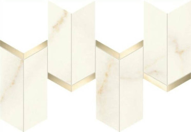 Мозаика Marvel X Calacatta Apuano Mosaico Chevron Lappato (AF8W) 19.2x46.3 от Atlas Concorde (Италия)