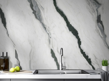 Керамогранит Panda White Polished (6 мм) (MN072AP321606) 160x320 от Moreroom (Китай)