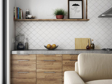 Настенная плитка SCALE HEXAGON WHITE (21911) 10.7x12.4 от Equipe Ceramicas (Испания)