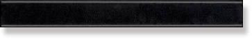 Бордюр Nora Aruak Negro 21.8x2.5 от Vives Ceramica (Испания)