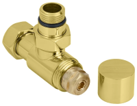 Вентиль угловой Сунержа G 1/2" НР х G 3/4" НГ шестигранный золото (03-1404-1234)