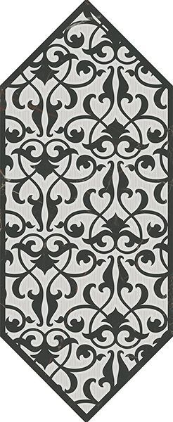 Декор Келуш 2 черно-белый (HGD/A481/35006) 14x34x6.9 от Kerama Marazzi (Россия)