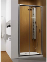 Душевая дверь в нишу Radaway Premium Plus 95 см. профиль хром, стекло прозрачное