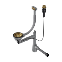 Арматура с клапаном-автоматом для одночашевых моек Omoikiri WK-1-A-AB022 4956471 античная латунь