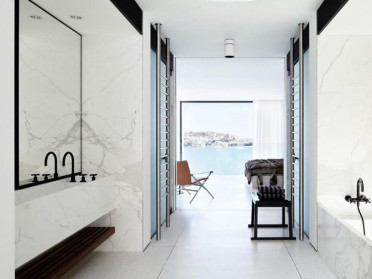 Керамогранит I NATURALI MARMI DIAMOND CREAM BOCCIARDATO (LAMF007049) 100x300x5.6 от Laminam (Россия)