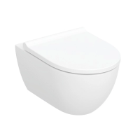 Унитаз подвесной с сиденьем микролифт Geberit Acanto 502.718.00.1 безободковый