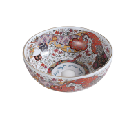 Раковина накладная Bronze de Luxe 40 2231 красная