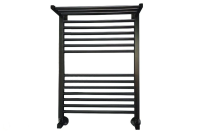 Полотенцесушитель водяной 800x500 Ника Modern ЛМ 3 80/50 черный мат. с вентилями