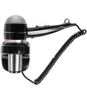 Фен Nofer HOTELline 02058.S с антивандальной защитой, черный/матовый