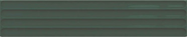 Настенная плитка PLINTO IN GREEN GLOSS 10.7x54.2 от DNA Tiles (Испания)