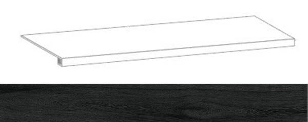 Фронтальная ступень S.WOOD GRADONE 120 WOOD BLA 33x120 от Sant Agostino (Италия)