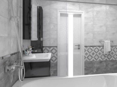 Декор Troffi Rigel 08-03-01-1338 белый 20x40 от Laparet