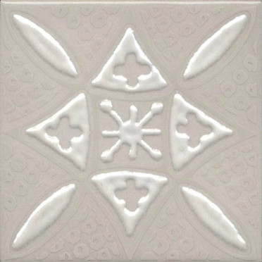 Декор Бахия 2 серый светлый глянцевый (KMD3STA018GN) 9.8x9.8x0.7 от Kerama Marazzi (Россия)