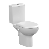 Унитаз-компакт напольный с бачком и сиденьем микролифт Cersanit Nature S-KO-NTR011-3/5-COn-DL-w безободковый