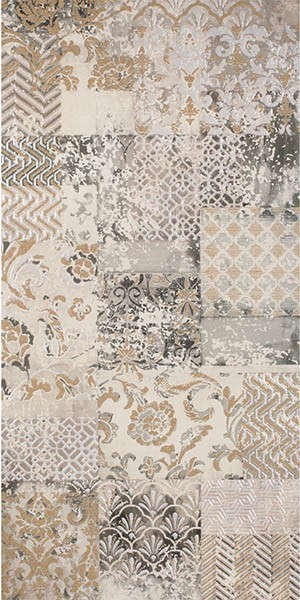 Керамогранит SAKHIR Decoro Patchwork Sand Lap (TL12KH05P) 60x120 от Lamborghini Tonino (Италия)