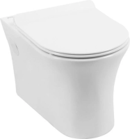 Унитаз подвесной с сиденьем микролифт Aquanet Roll Roll-W безободковый