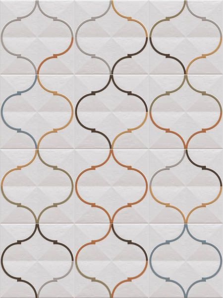 Декор Etnia Oromo Multicolor 20x20 от Vives Ceramica (Испания)