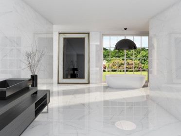 ЛОТ-92 Керамогранит VARENNA CARRARA PUL. (6mm) (полированная) 120x225 от TAU Ceramica (Испания)