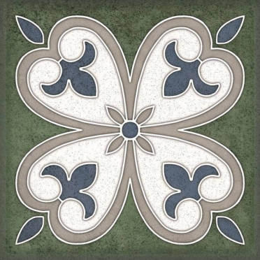 Настенная плитка SMALTO DECOR 4 VERDE 15x15 от Керлайф (Россия)