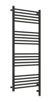 Полотенцесушитель электрический 1200х500 Сунержа Богема + прямая 15-5805-1250 черный