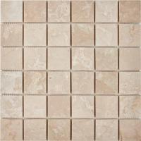 pixmosaic PIX 233 Cream marfil, чип 48x48 мм, сетка 305х305x6 мм, Полированная