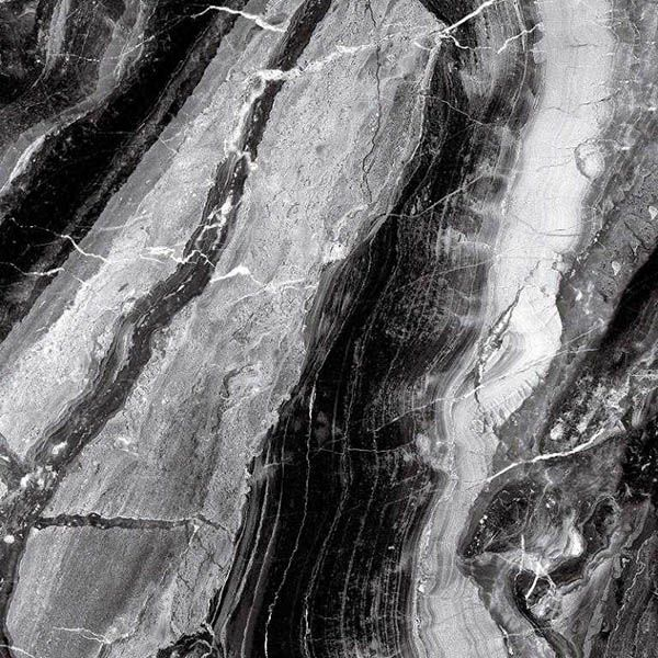 Керамогранит Ониче Черный (Detroit Black)60 60x60 от Velsaa (Индия)