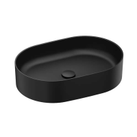 Раковина накладная Ravak Ceramic Slim O XJX0D155000 черная
