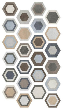 Керамогранит TRIPOLI Hexa (24 вариаций рис.) 23.2x26.7 от ITT Ceramic (Испания)