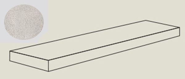 Ступень угловая BLEND CONC.ANG.TOP SX MOON RET левая (PF60006952) 32x120x4.5 от ABK Ceramiche (Италия)