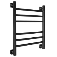 Полотенцесушитель водяной 500x600 Двин L Plaza 4656754418941 черный