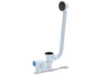 Слив-перелив для ванны Cersanit Prime Black 64287